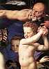 Angelo di Cosimo di Mariano (1503-1572) - Venus, Cupidon et le temps (allegorie) detail.jpg
